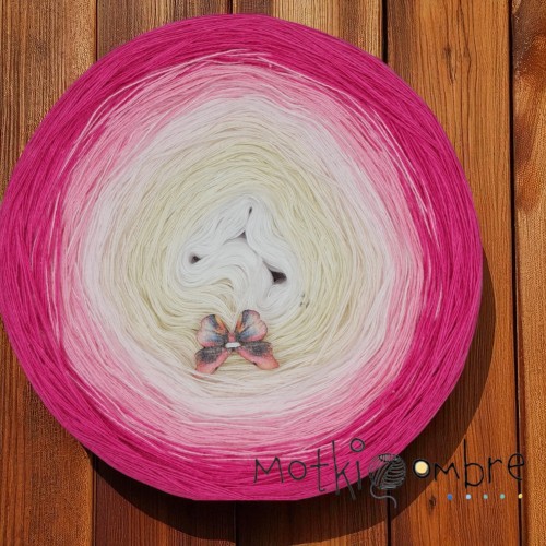 BA 302 (BIAŁY/ECRU/BLADY RÓŻ/RÓŻ/FUKSJA )
