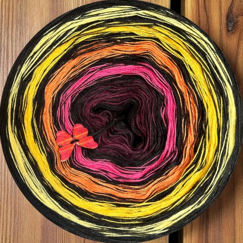 Motek Ombre Ba 555 1500 M 3NITKI (WINO/FUKSJA/MANGO/SŁONECZNY ŻÓŁTY/JASNY ŻÓŁTY/CZARNY) 