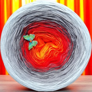 BA 308 (POMARAŃCZ/CIEMNY CZERWONY /GRAFIT/SZARY/JASNY SZARY )