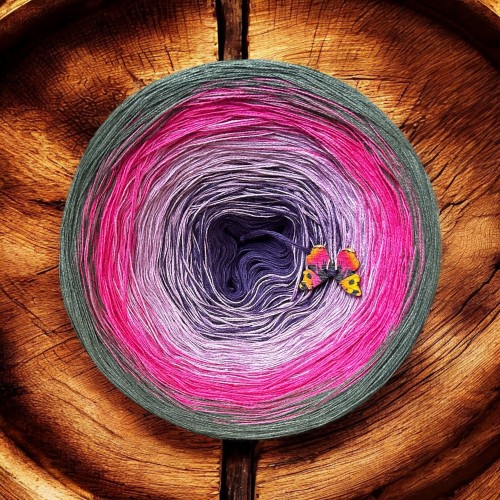 Motek Ombre bawełna/akryl  ba 510 ( c.fiolet/wrzos/fuksja/khaki )