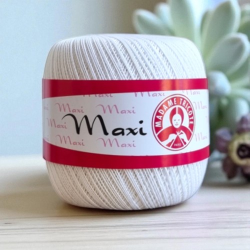 Kordonek Maxi Madame Tricote kol. 0003-biały 