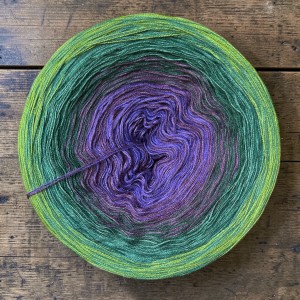 Motek Ombre b/a NP12 ( ultraviolet/c.fiolet/butelkowa zieleń /szmaragd/paproć )