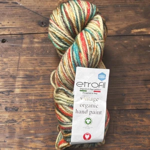 Włóczka Etrofil VINTAGE organic hand print 100 g