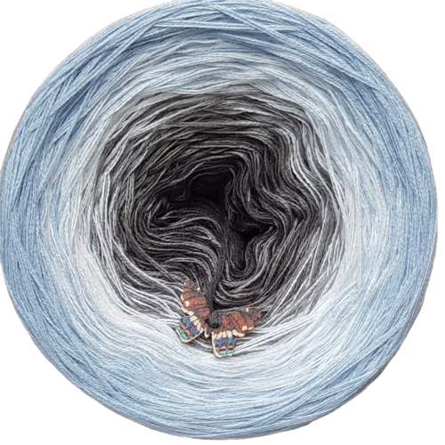 BA 183 ( GRAFIT / SZARY / BIAŁY/ BŁEKIT )