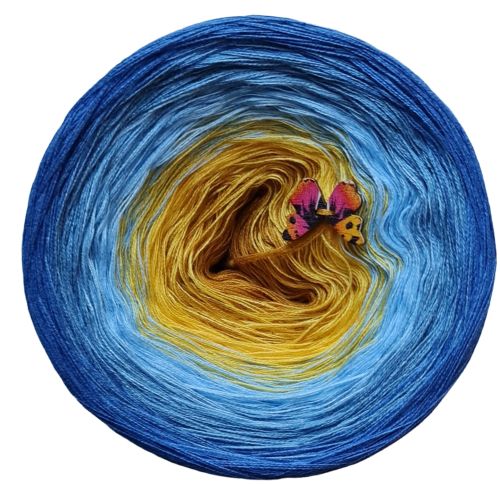 BA 256 (KURKUMA/SŁONECZNY ŻÓŁTY/BŁĘKIT/JASNY PETROL/NIEBIESKI )