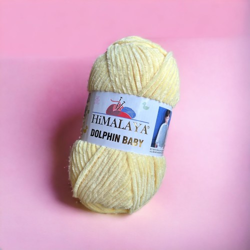 Włóczka Himalaya Dolphin Baby kol 880302- żółty