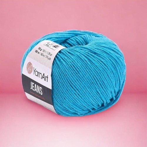 Włóczka Yarn Art JEANS KOL 55 -TURKUS