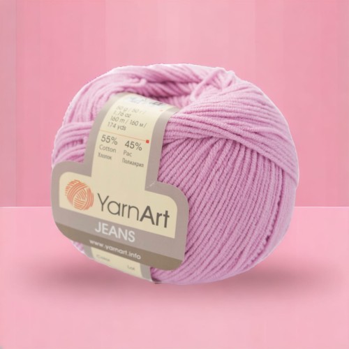Włóczka Yarn Art JEANS KOL 20- RÓŻOWY