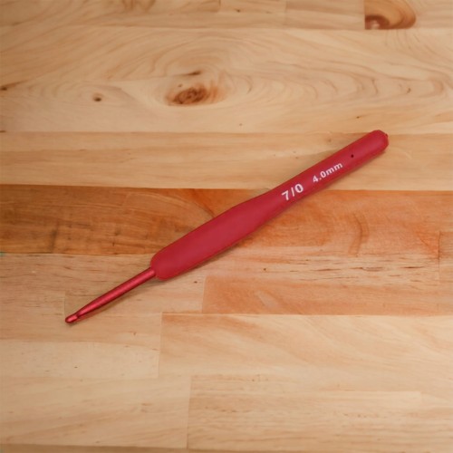 Szydełko czerwone 6,00 mm 