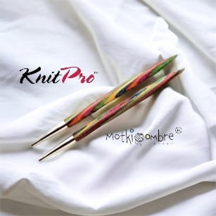 Druty drewniane wymienne krótkie KnitPro Symfonie 3,5mm 10 cm