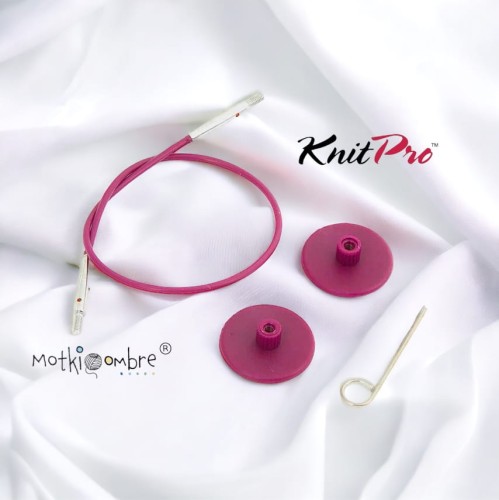 Żyłki obrotowe do łączenia drutów KnitPro40 cm