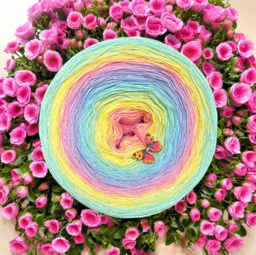 BA 377 ( RÓŻ/JASNY ŻÓŁTY/PISTACJA/BLĘKIT/LAWENDA/RÓŻ/JASNY ŻÓŁTY/ PISTACJA )