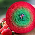 Motek Ombre Cotton 100% C156(paproć/jabłuszko/jasny czerwony/czerwony)