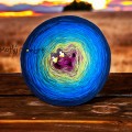 Motek Ombre Cotton 100% C19 (jeżyna/limetka/niebieski/gencjana/navy blue)