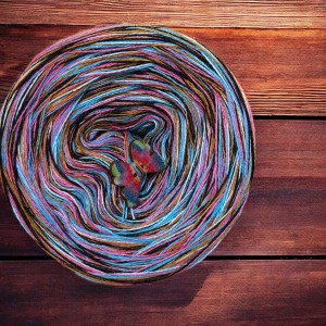 Motek na czapkę GNMA01 Merino/akryl 9 nitek 200m (fuksja/riviera/błekit/kurkuma/czarny )