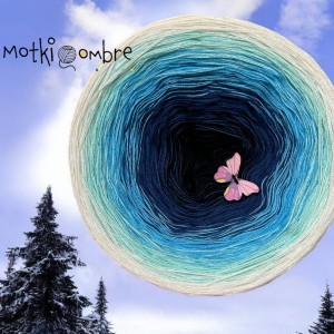 Motek Ombre bawełna/akryl BA 485 (czarny/atlantic blue/capri/pistacja/ecru)